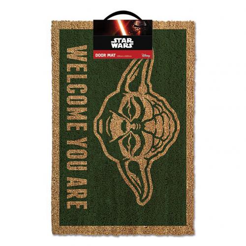 Zerbino Star Wars Yoda Welcome You Are Cm 60X40 - Gp85052 Zerbino Star Wars Yoda Welcome You Are Cm 60X40 - Gp85052